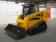 JC60 Small Skid Steer Loaders 0.4 - 0.5m3 Bucket Capacity With Hydraulic Brake Forklift